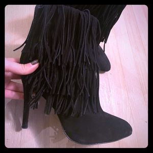 Zara Basic Collection Suede Booties